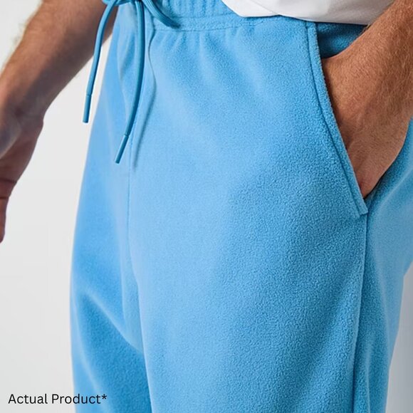 Xersion Big & Tall Fleece Set Williamsburg Blue 2XL Pullover + Sweatpants Set - Picture 5 of 11